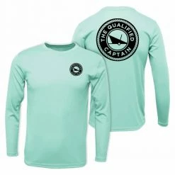 The Qualified Captain Seafoam Performance Crew Shirt