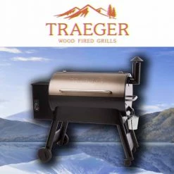 Marine, Boating & Outdoor Traeger Pro Series 34 Bronze Wood Pellet Grill