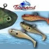 Tsunami- 2" Holographic Swim Shad Lure 4PK Soft Plastic Baits