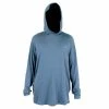 Aftco Apparel Aftco Space Blue Heather Samurai 2 L/S Hooded Performance Shirt Clothing & Gifts