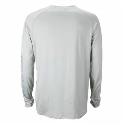 Aftco Apparel Aftco Silver Heather Samurai 2 L/S Performance Shirt