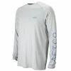 Aftco Apparel Aftco Silver Heather Samurai 2 L/S Performance Shirt