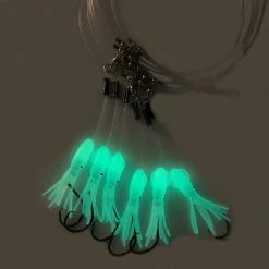 Capt. Harry's Products Capt. Harry's Deep Dropping Yellow Eye Glow Squid Rig Terminal Tackle