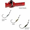 Bass Assassin 1/8OZ 5/0 Swim Hooks 3Pk Lures