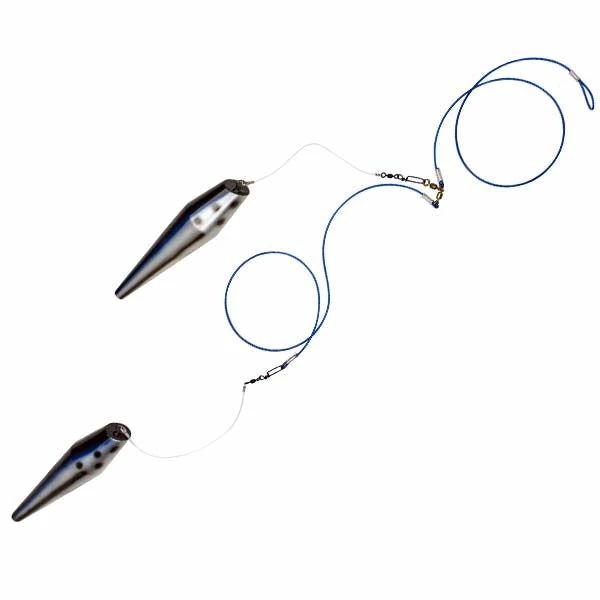 Boone Bait Co Lures Boone Lulu 13.5in 2-Pin Rigged Ultimate Pin Teaser