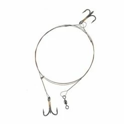 Boone Bait Co Terminal Tackle Boone Double Treble Hook Live Bait Rig