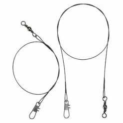 Boone Bait Co Boone 40lb Nylon Coated Stainless Steel Wire Leaders Terminal Tackle