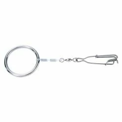 Capt. Harry's Products Stainless Kite Ring With Long Line Snap