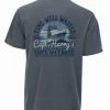Capt. Harry's Products Clothing & Gifts Flywheel Boat Short Sleeve T-Shirt In Charcoal