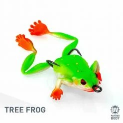 Soft Plastic Baits Chase Baits 2.55IN Big Bobbin’ Frog Soft Bait