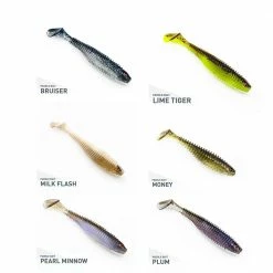 Lures Chase Baits 4IN Paddle Bait Tail Swim Bait Soft Plastic Lure