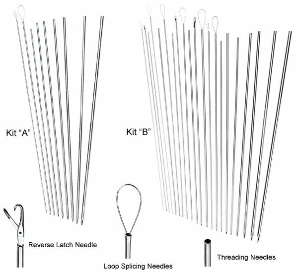 DaHo Threading And Splicing Needles For Braid And Dacron