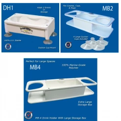 Marine, Boating & Outdoor Deep Blue Marine Products Boat Drink Holder & Storage Box