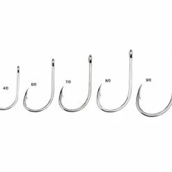Terminal Tackle Gamakatsu Octopus, 4X Strong, Offshore Offset, Straight Eye Hooks 25pk
