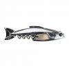 Gecko Gifts Stainless Steel Shark Waiter's Corkscrew