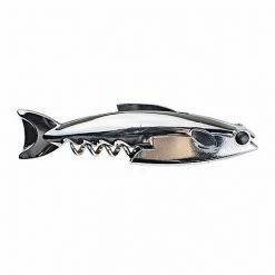 Gecko Gifts Stainless Steel Shark Waiter's Corkscrew