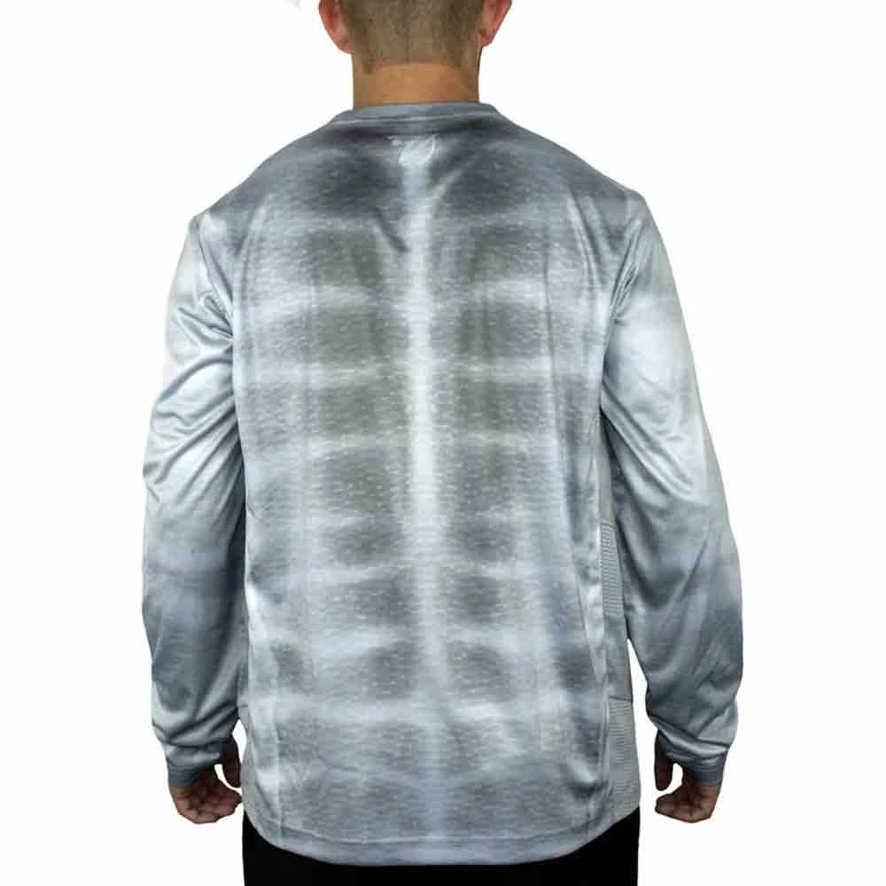 Clothing & Gifts Gillz UV Waterman L/S Grey Wahoo Men's Performance Shirt