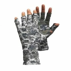 Fishing Accessories Glacier Outdoor Gray Camo Islamorada Sun Glove