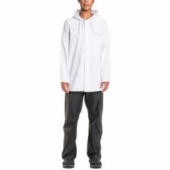 Grundens USA Grundens Petrus 88 White Hooded Women’s Fishing Jacket Clothing & Gifts