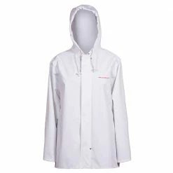 Grundens USA Grundens Petrus 88 White Hooded Women’s Fishing Jacket Clothing & Gifts
