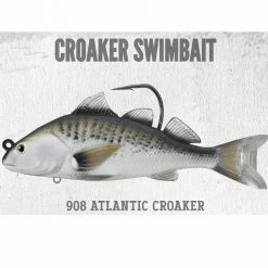 Live Target LIVETARGET 5IN 1 3/4 Oz Croaker Swimbait Lure Sinking Soft Plastic Baits