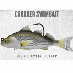 Live Target LIVETARGET 5IN 1 3/4 Oz Croaker Swimbait Lure Sinking Soft Plastic Baits