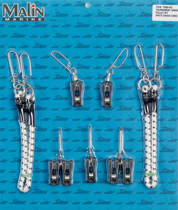 Malin Tournament Grade Outrigger Pulley Kit Marine, Boating & Outdoor