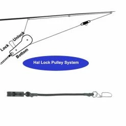 Hal-Lock Marine, Boating & Outdoor Hal Lock Single Locking Pulley