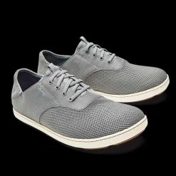 Olukai Nohea Moku Sharkskin - Men’s No Tie Boat Shoes Clothing & Gifts