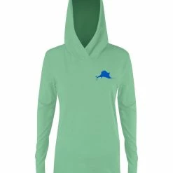 Pelagic Womens Seafoam Ultratek Hooded Sunshirt