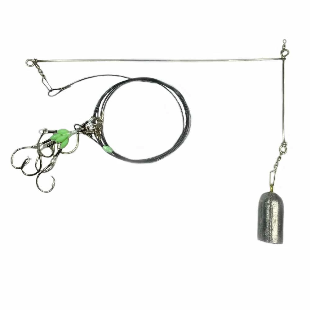 P-Line Rigged Tile Fish L Shaped Spreader Bar Terminal Tackle