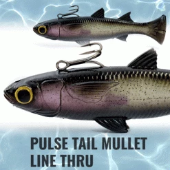 Savage Gear Pulse Tail Mullet Line Thru Lure 6in