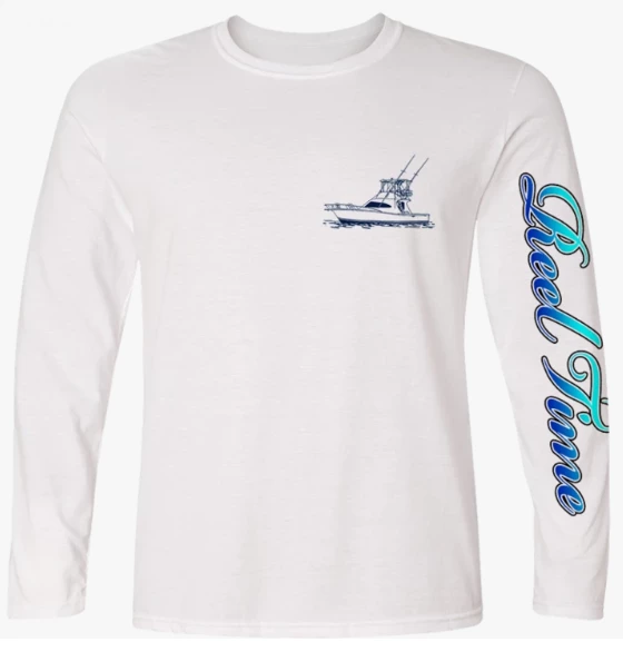Capt. Harry's Products Youth L/S Fishing Sailfish Mahi Tuna Performance Shirt UPF50