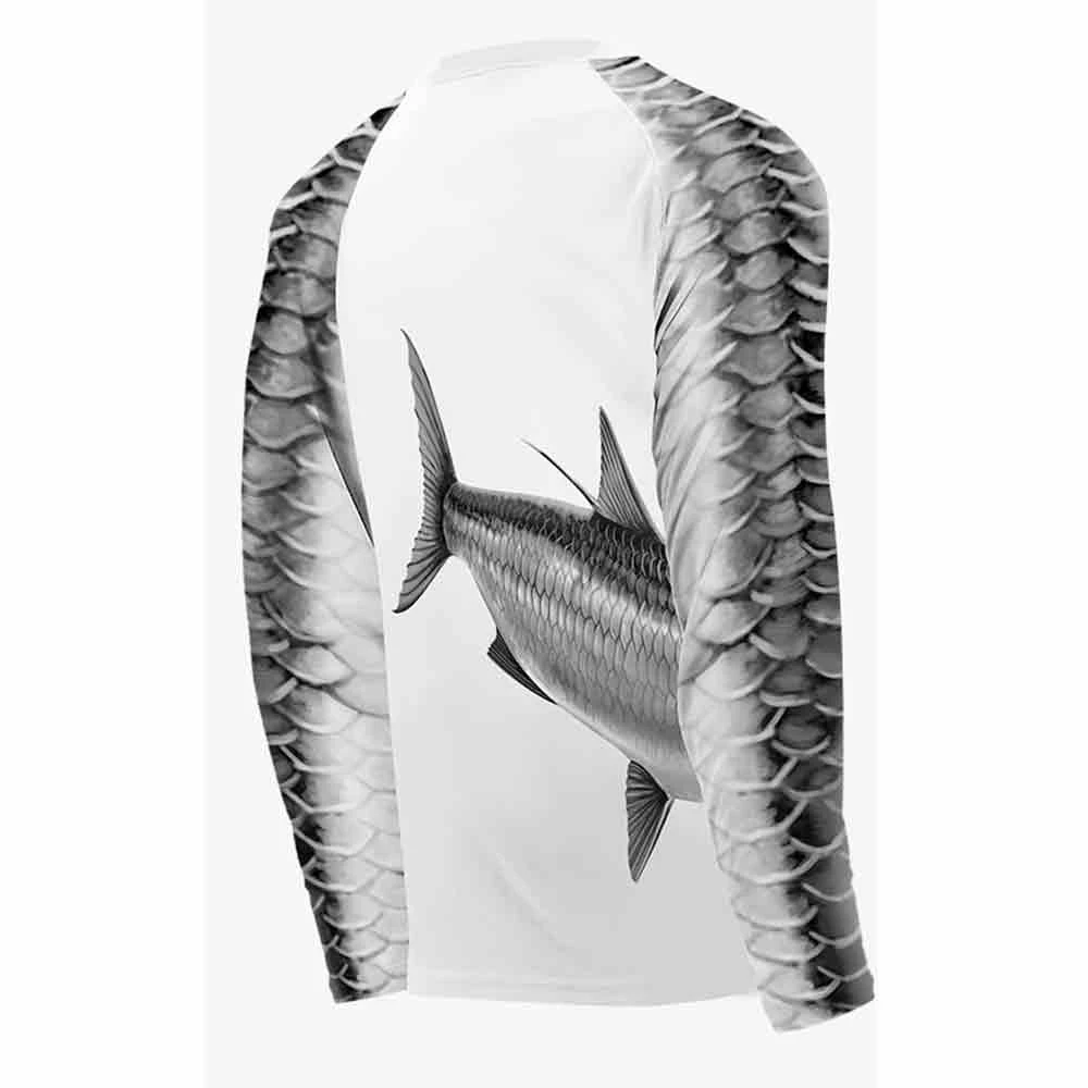 Capt. Harry's Products Adult L/S Tarpon Wrap Around Performance Shirt UPF50 Clothing & Gifts