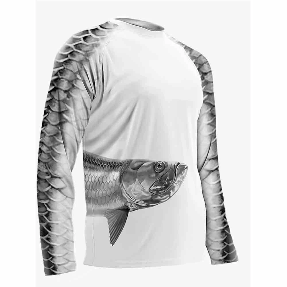 Capt. Harry's Products Adult L/S Tarpon Wrap Around Performance Shirt UPF50 Clothing & Gifts