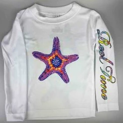 Capt. Harry's Products Youth L/S Starfish Performance Shirt UPF50 Clothing & Gifts