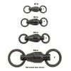 Terminal Tackle Sampo Black Ball Bearing Swivels