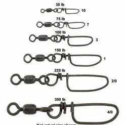 Terminal Tackle Sampo Coastlock Snap Swivels