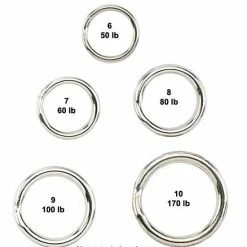 Sampo Stainless Split Rings Terminal Tackle