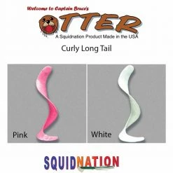 Otter Tails Lures Otter Tail Curly Long Jig Tail