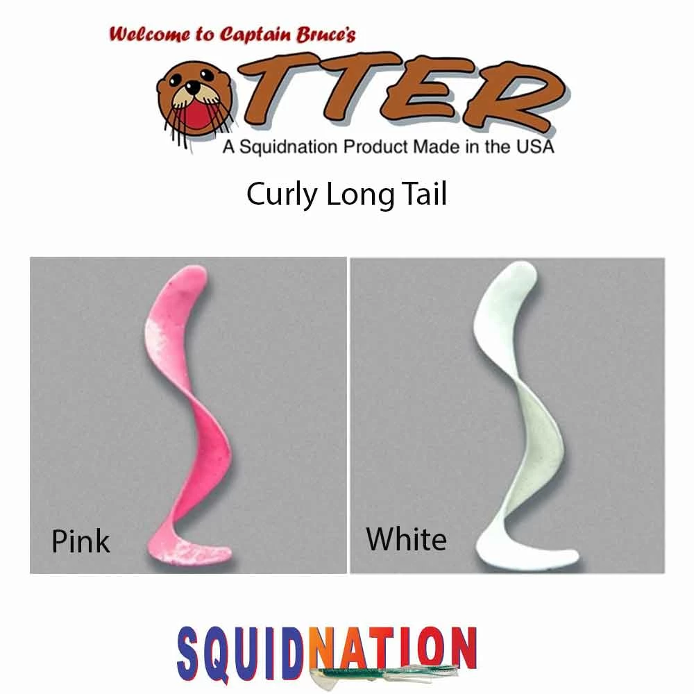 Otter Tails Lures Otter Tail Curly Long Jig Tail