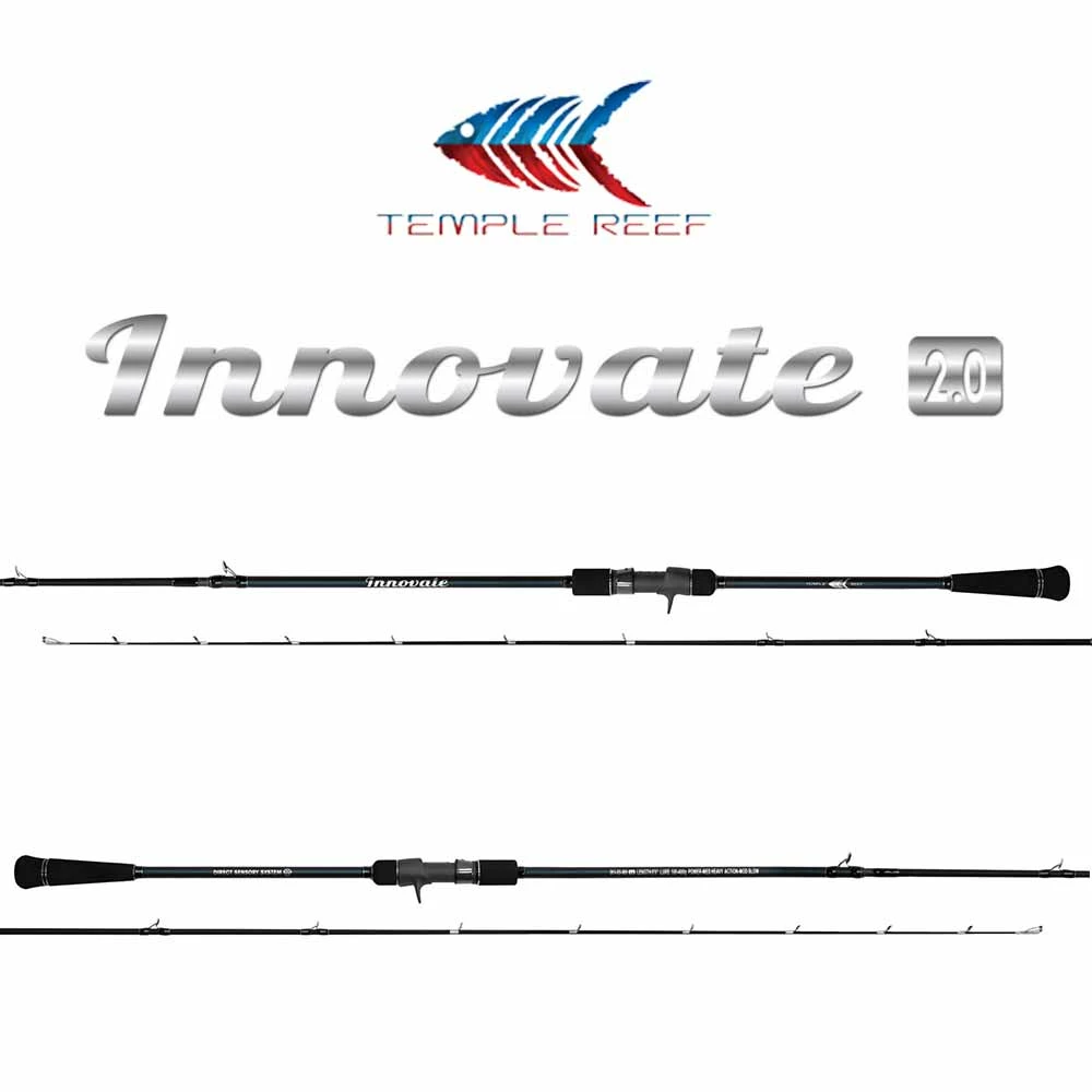Temple Reef Innovate 2.0 Slow Pitch Jigging Rod 2PC