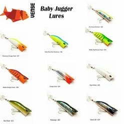 Vense Baby Juggernaut 75MM Popper Topwater Lure Lures