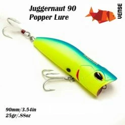 Lures Vense Juggernaut 90MM Popper Topwater Lure