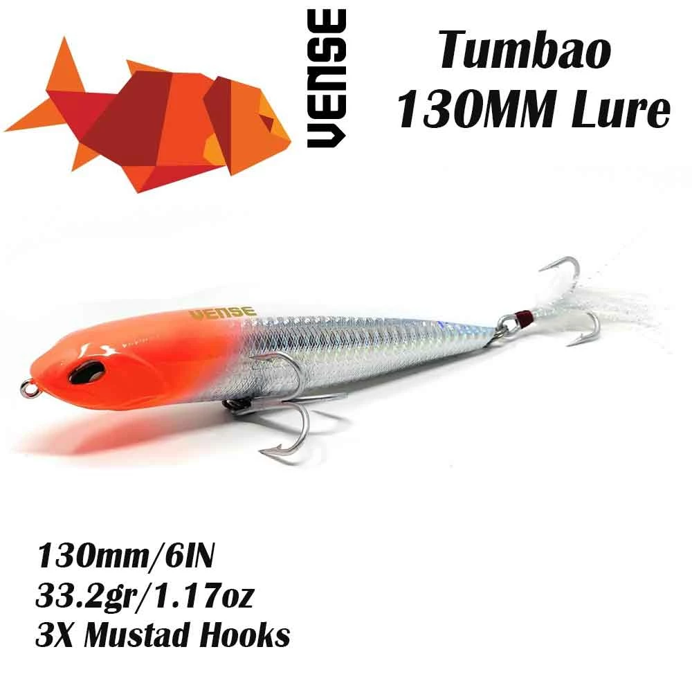 Lures Vense 130MM Tumbao Topwater Lure