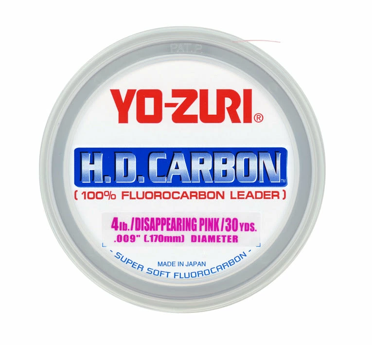 Yo-Zuri Pink Fluorocarbon Leader 30yd Spool Fishing Line